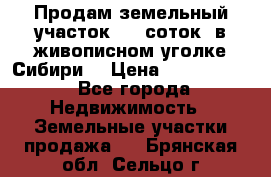 Продам земельный участок (40 соток) в живописном уголке Сибири. › Цена ­ 1 000 000 - Все города Недвижимость » Земельные участки продажа   . Брянская обл.,Сельцо г.